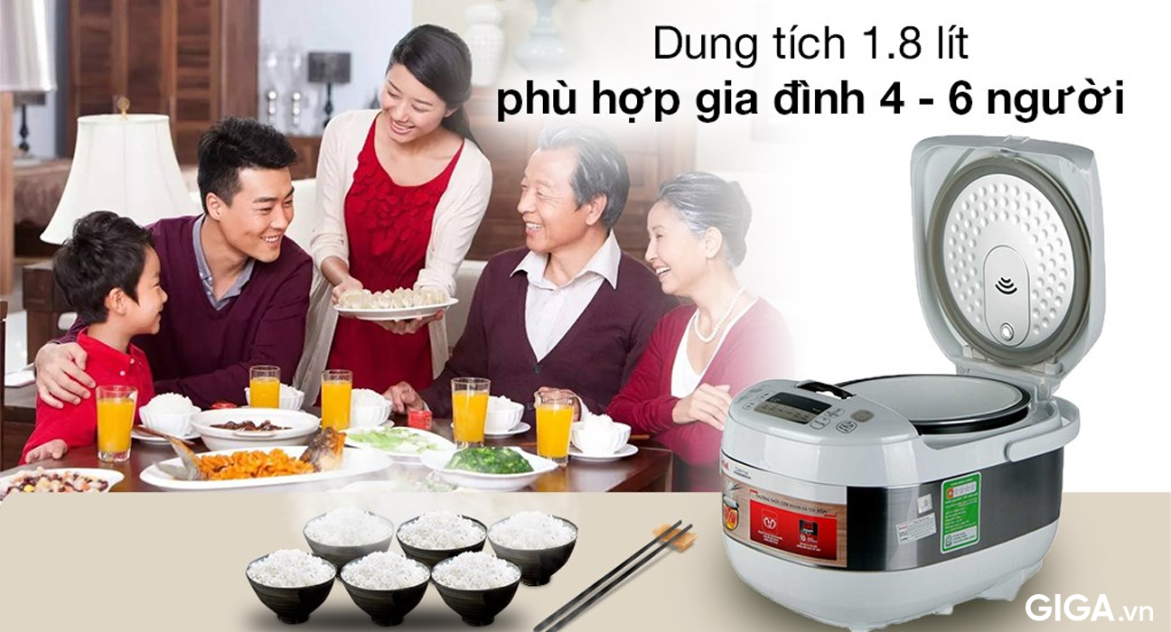 Nồi cơm Tefal RK752168 1.8 lít 